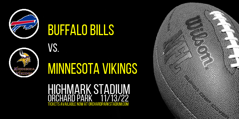 Buffalo Bills vs. Minnesota Vikings at New Era Field
