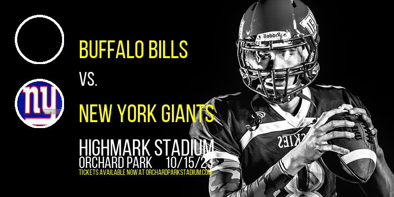 Buffalo Bills vs. New York Giants at Highmark Stadium