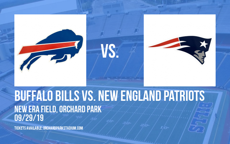 Buffalo Bills vs. New England Patriots at New Era Field tickets Buffalo Bills vs. New England Patriots at New Era Field