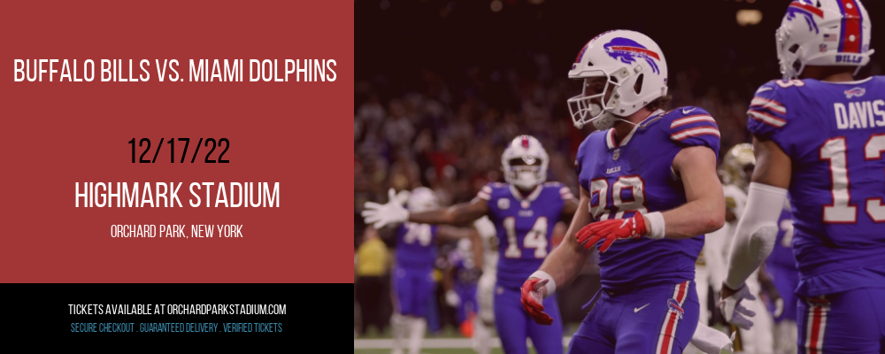 Buffalo Bills vs. Miami Dolphins (Date: TBD) at New Era Field tickets Buffalo Bills vs. Miami Dolphins (Date: TBD) at New Era Field