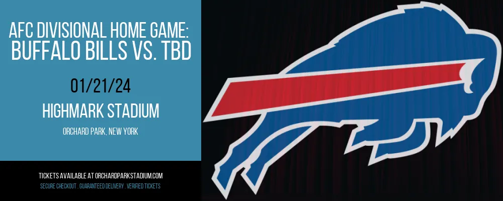 AFC Divisional Home Game at Highmark Stadium